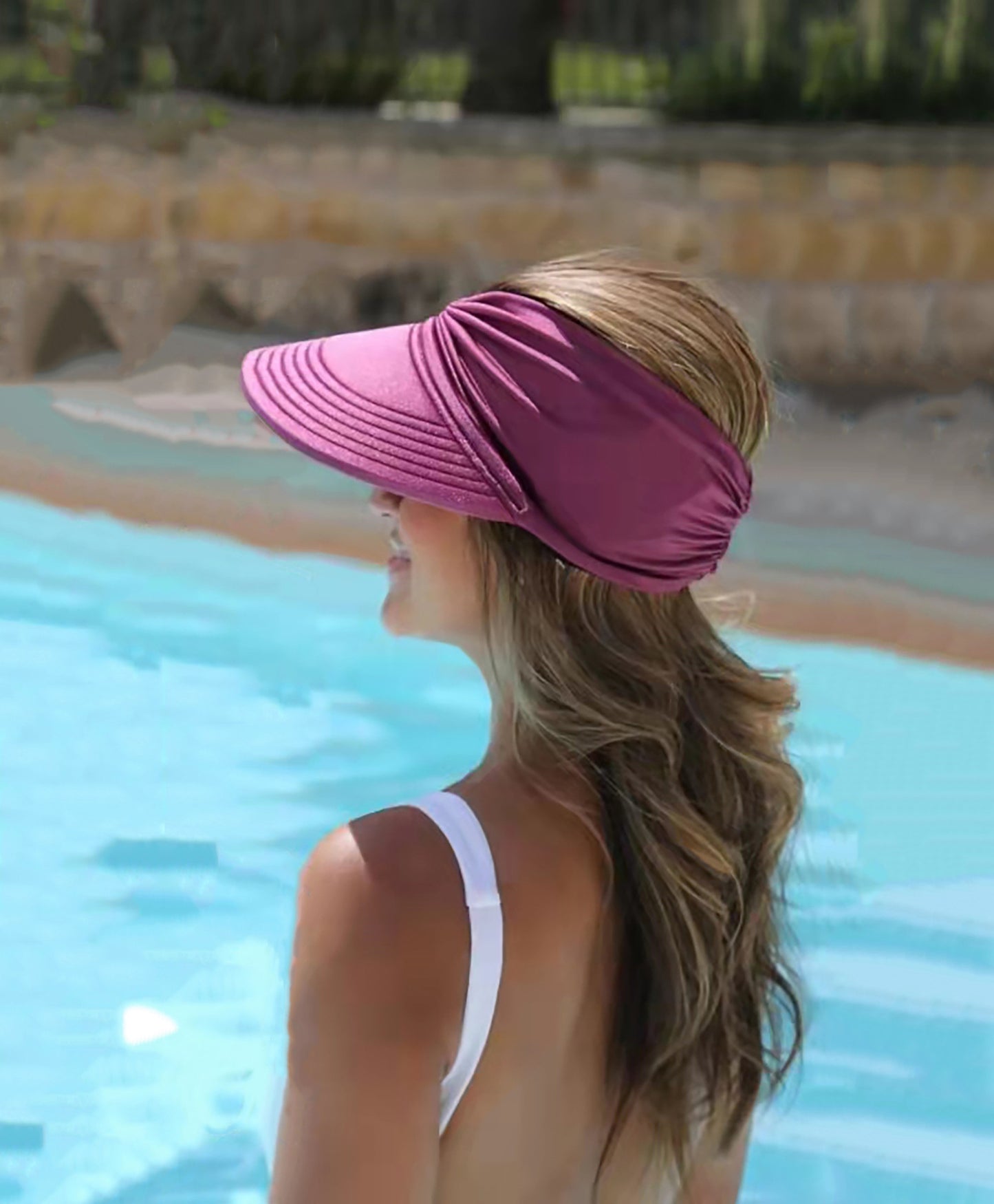 MALUXY Reversible UPF50+ Sun Visor