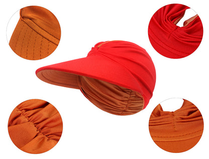 MALUXY Reversible UPF50+ Sun Visor