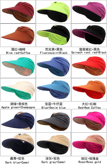 MALUXY Reversible UPF50+ Sun Visor