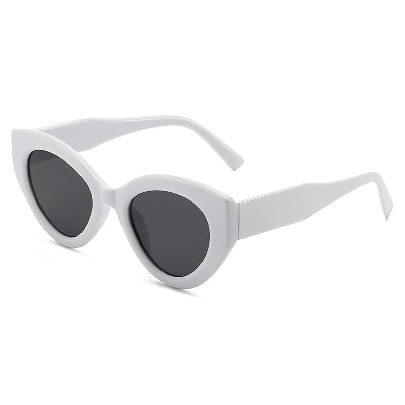 MALUXY Cat-Eye Women Sunglasses