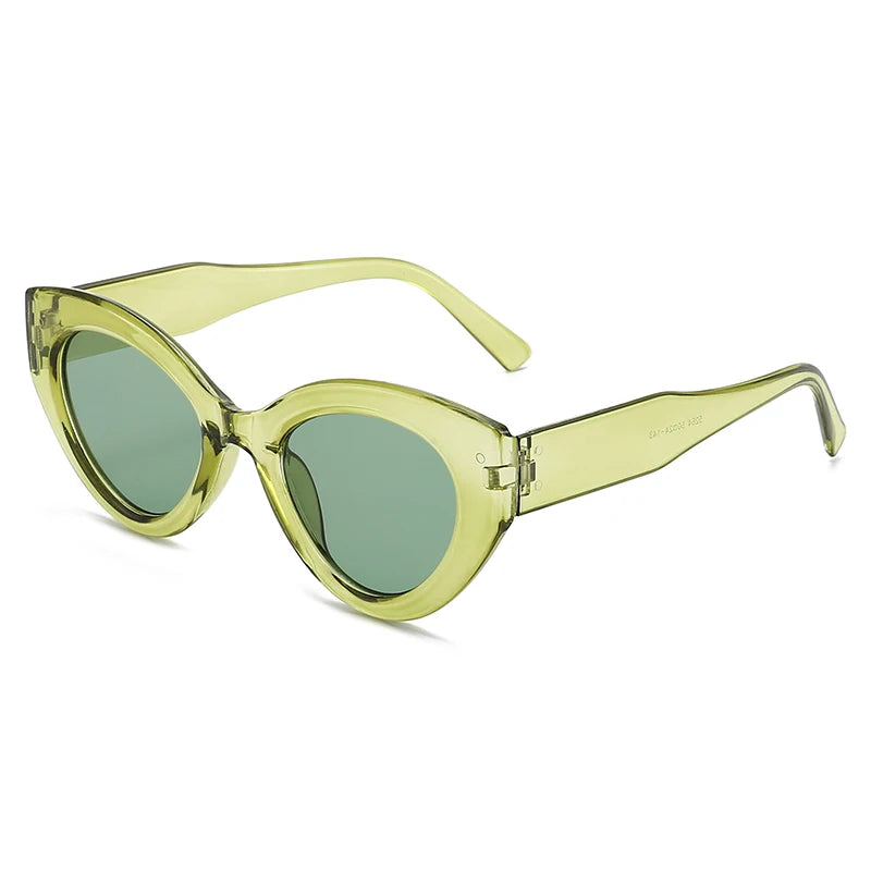 MALUXY Cat-Eye Women Sunglasses