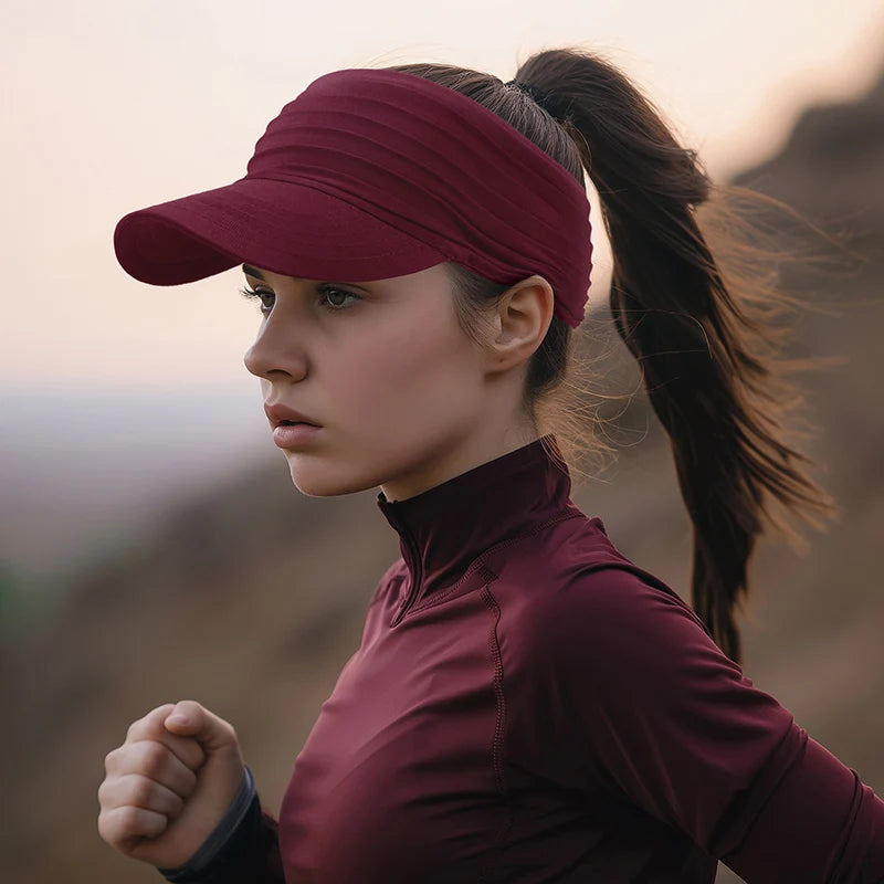 2025 Women Summer Hat for Beach Sports Quick-dry Men Visor Hat Adult Baseball Cap Teenager Sun Hats Running Outdoor Woman Caps