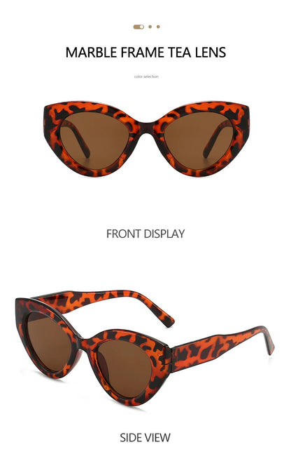 MALUXY Cat-Eye Women Sunglasses