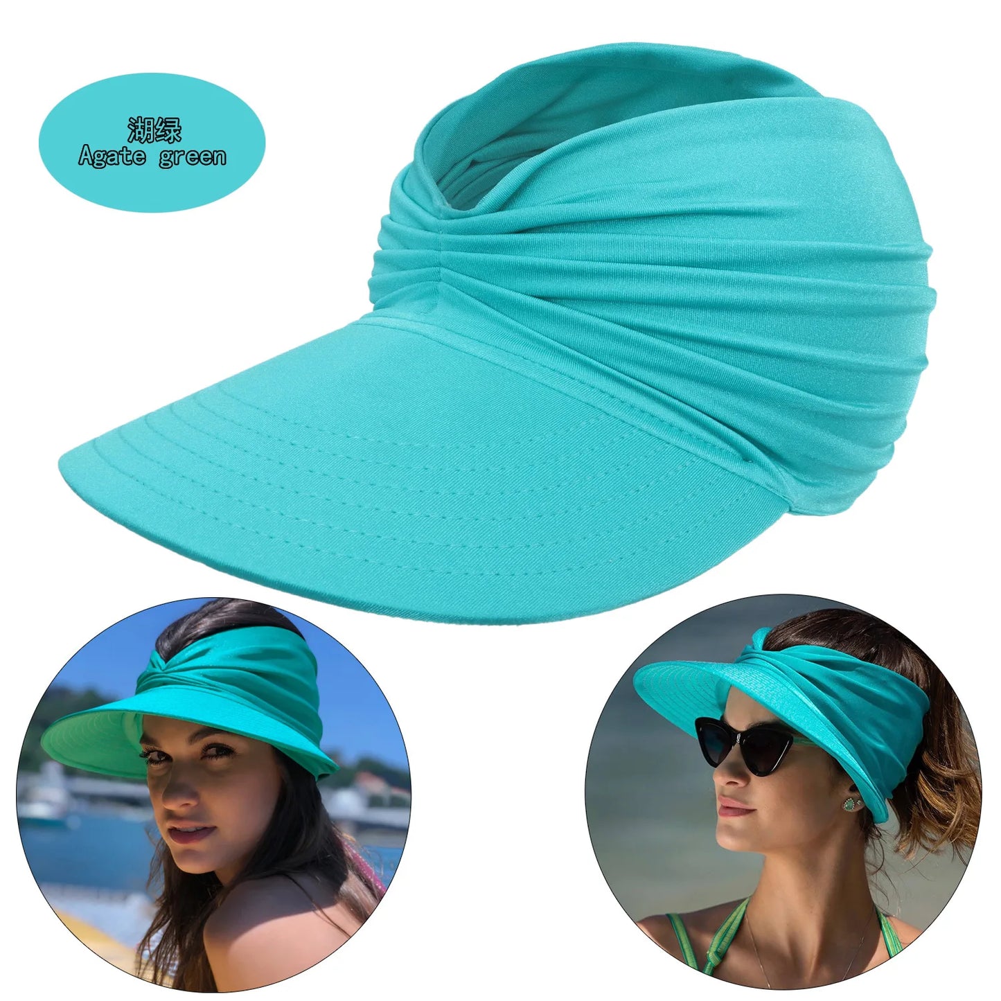 Spring/Summer 2025 new beach sunhat Empty hat for women Sun protection hat for women outdoor sports hat