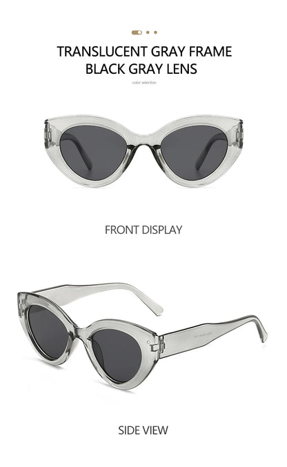MALUXY Cat-Eye Women Sunglasses
