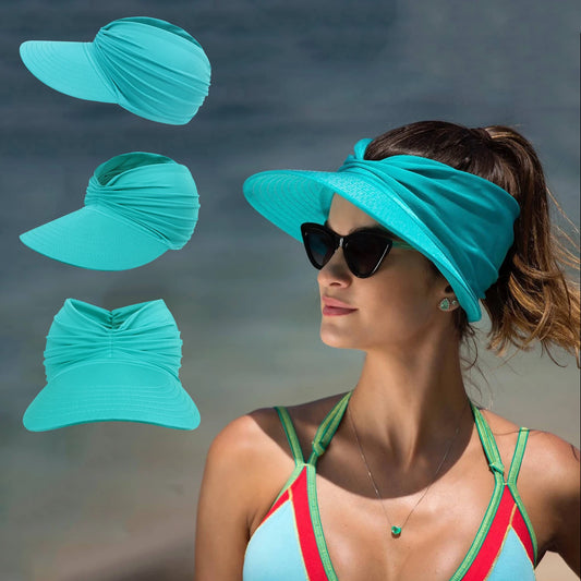 Spring/Summer 2025 new beach sunhat Empty hat for women Sun protection hat for women outdoor sports hat