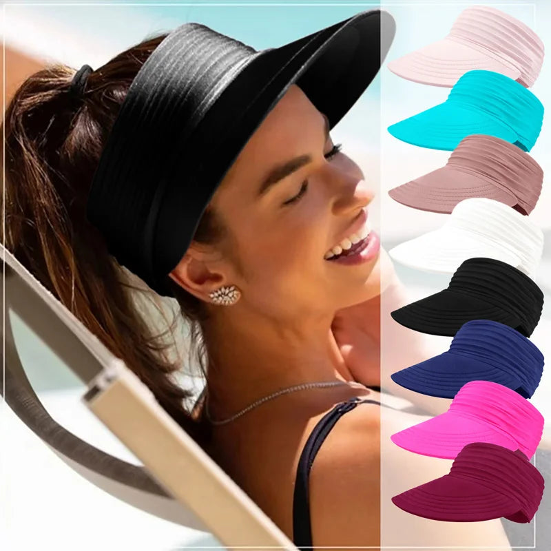 2025 Women Summer Hat for Beach Sports Quick-dry Men Visor Hat Adult Baseball Cap Teenager Sun Hats Running Outdoor Woman Caps