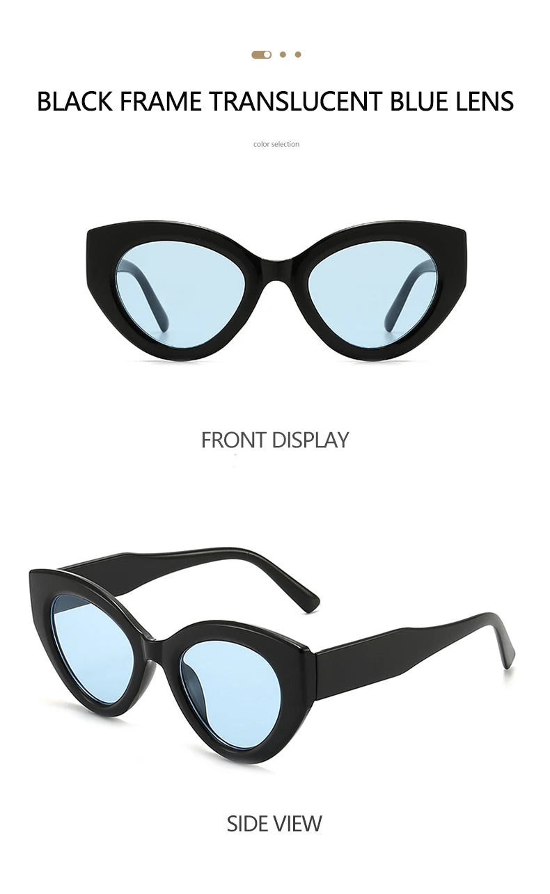 MALUXY Cat-Eye Women Sunglasses