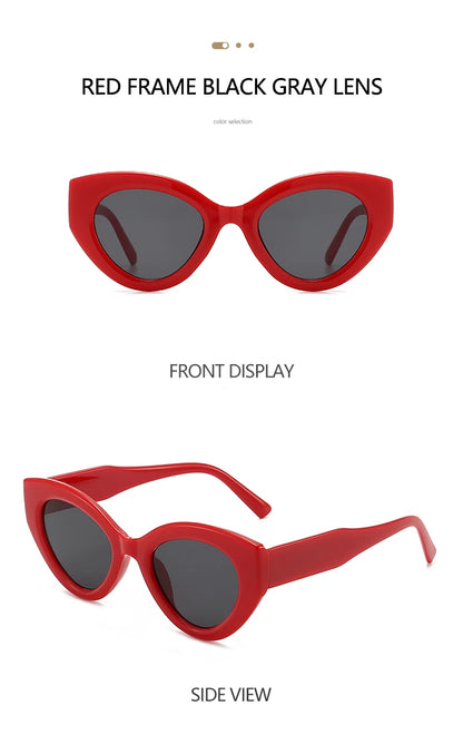 MALUXY Cat-Eye Women Sunglasses