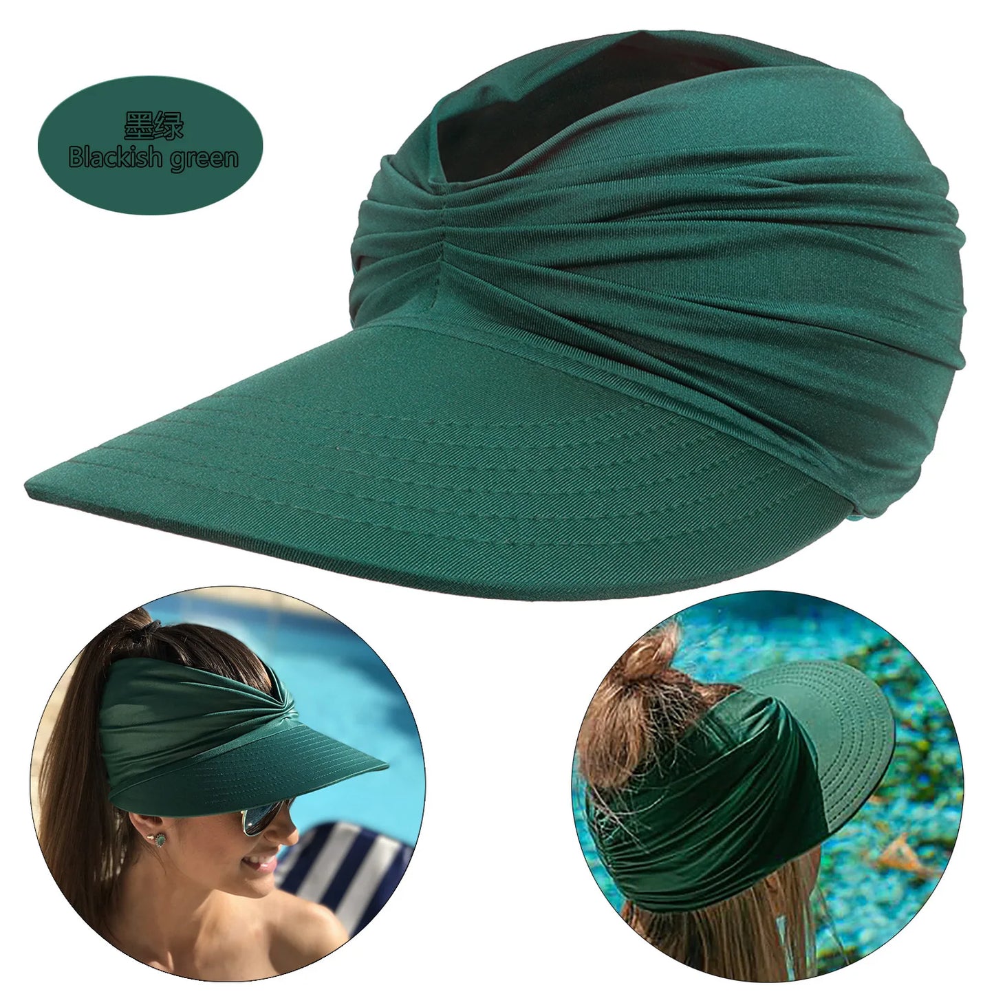 Spring/Summer 2025 new beach sunhat Empty hat for women Sun protection hat for women outdoor sports hat