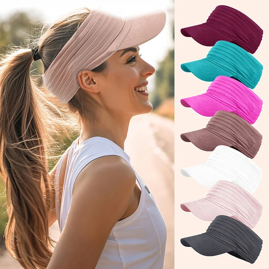 2025 Women Summer Hat for Beach Sports Quick-dry Men Visor Hat Adult Baseball Cap Teenager Sun Hats Running Outdoor Woman Caps